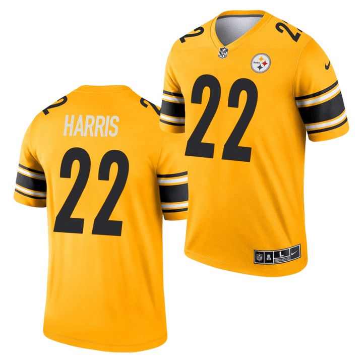 Men Pittsburgh Steelers #22 Najee Harris Nike Gold Inverted Legend NFL Jersey
